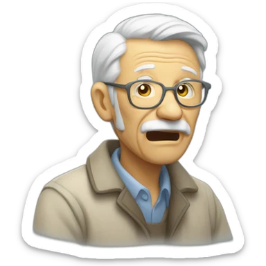 old man yells at yaml sticker