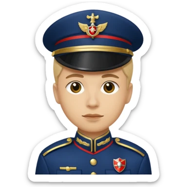 Creamele con la divisa da Carabiniere non da polizia  sticker