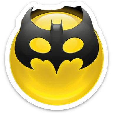Batman signal sticker