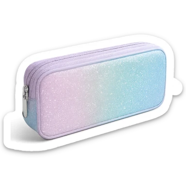 sparkly pastel pencil case sticker