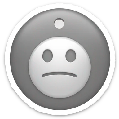 Bubble tag Instagram icon grey  sticker