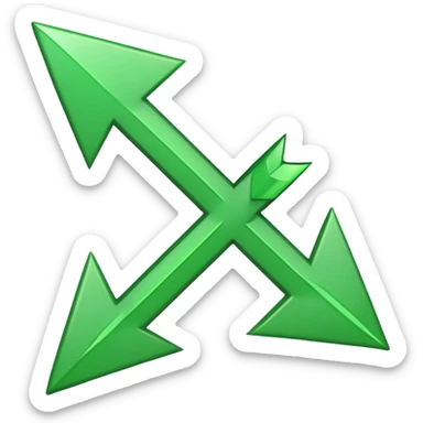 Create an emoji that shows a checkmark and an arrow pointing right. sticker