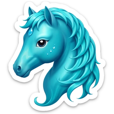 Water horse sticker