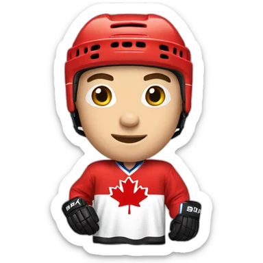 Canadian of montreal hockey player sticker