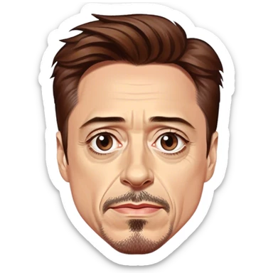 robert downey jr sticker