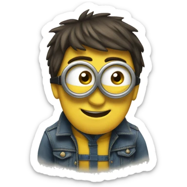 make a minion that has a invisibility superpower sticker