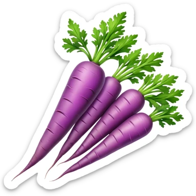Purple Carrot  sticker