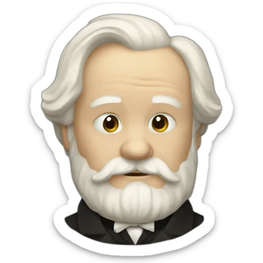 Victor hugo sticker