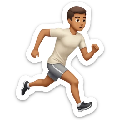 Run fast sticker