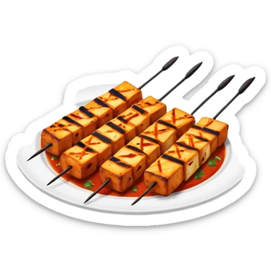 Panner tikka sticker