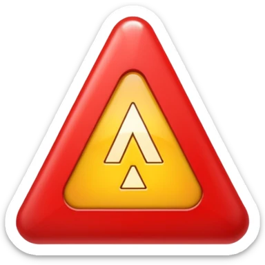 simbolo de alerta sticker