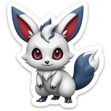 Zangoose-Minccino-Absol-Pachirisu-fusion sticker