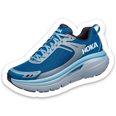 running shoe hoka bondi 9 sticker