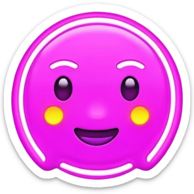 Neon esthetic sticker