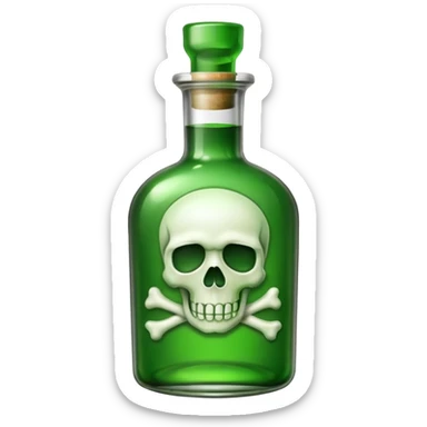 Poison Bottle sticker