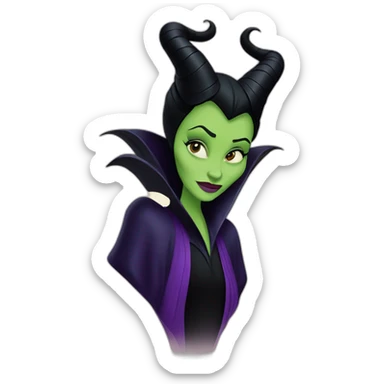 disney maleficent sticker