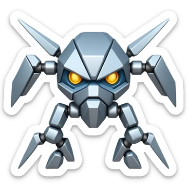 Haz un emoji del Pokémon metagross sticker