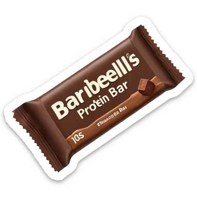 Barebells protein bar sticker