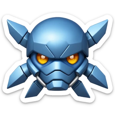Haz un emoji del Pokémon metagross, hazlo parecido a la imagen sticker