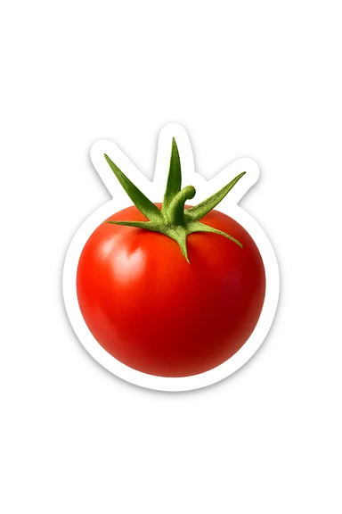 CIBO SANO CHE CADE VERTICALMENTE DALL'ALTO sticker