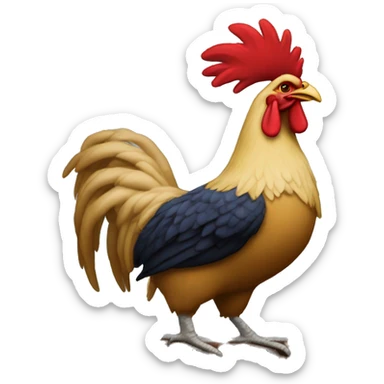 Gamecock riding a commodore  sticker