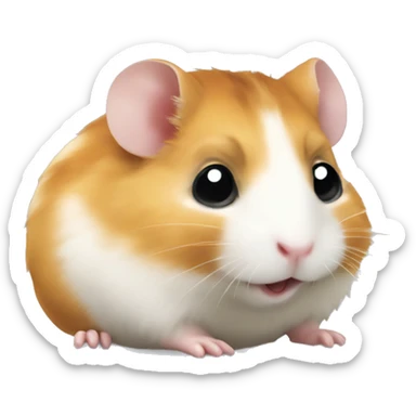 Hamster weating tütü sticker
