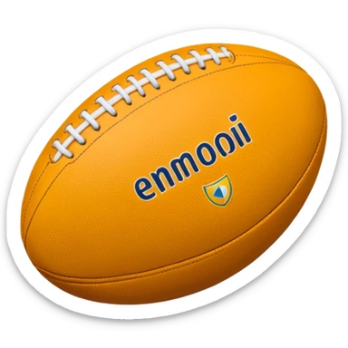 Balón de rugby digital sticker