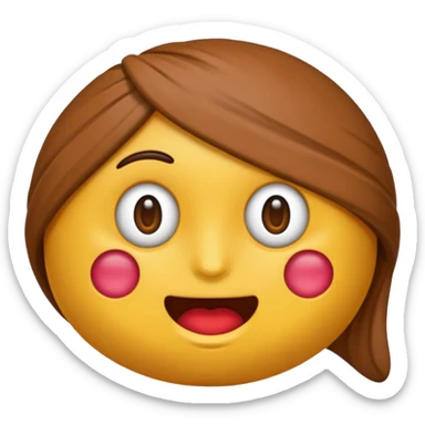 Um emoji da fruta tâmara, faça a do estilo de todas as outras frutas sticker