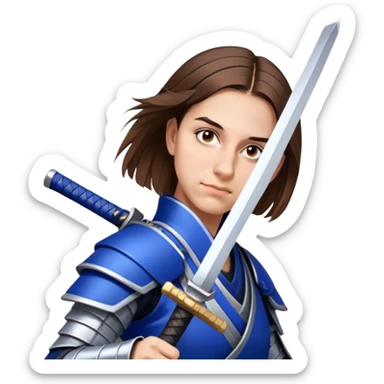 Steadfast Samurai sticker