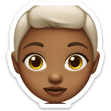 Baby girl named Mia  sticker