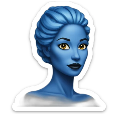 Mystique powers woman sticker