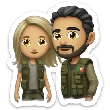 Sektor gaza and morgenshter sticker