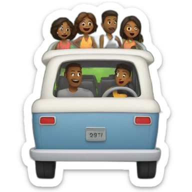 family road trip sticker