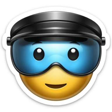 do default text "visor" like 🆖 sticker