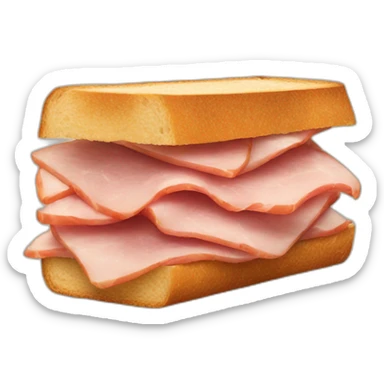 Sandwich ham sticker