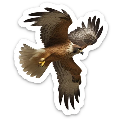 hawk rush sticker