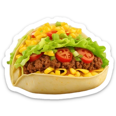 Taco sticker