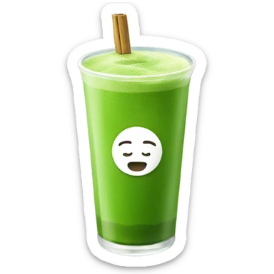 Matcha drink sticker