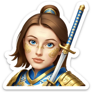 Golden Samurai sticker