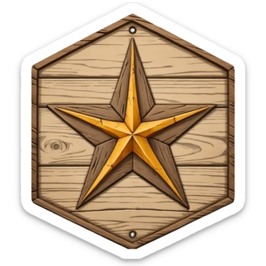 🛑+✋🏻 The hand is engraved on a pentagonal sign. sticker