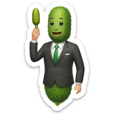 Finance pickle sticker