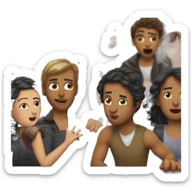 Play with someone else not me  sticker