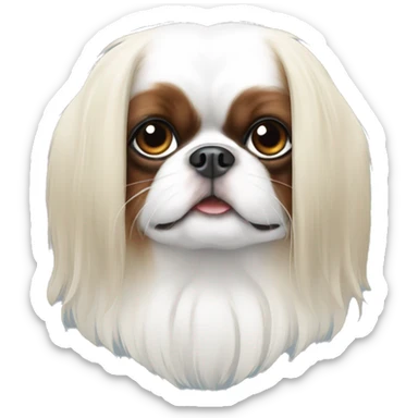 Japanese chin sticker