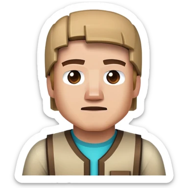 Steve from Minecraft  sticker