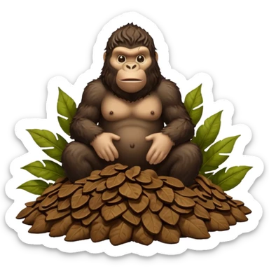 de un pedaso de caca de king kong y ponle de nombre lucy sticker