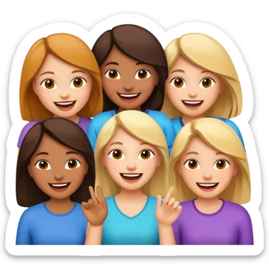 gossip girls sticker