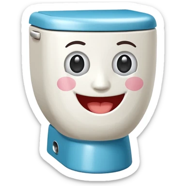 thumbs up skibidi toilet sticker