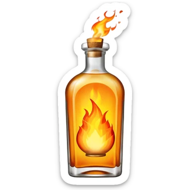 Cocktail molotov sticker