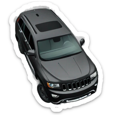 Blacked out jeep grand Cherokee  sticker