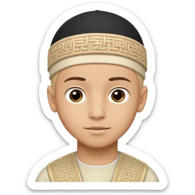 muslim boy sticker